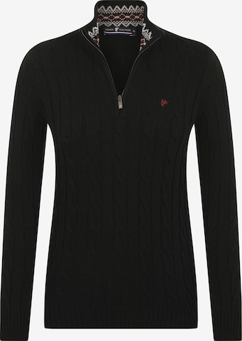 DENIM CULTURE Sweater 'KATARINA' in Black: front