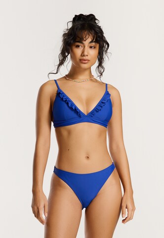 Triangolo Top per bikini 'Beau' di Shiwi in blu: frontale