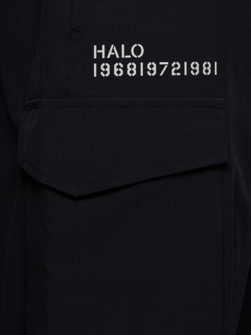 HALO Tapered Cargobroek 'Aviation' in Zwart