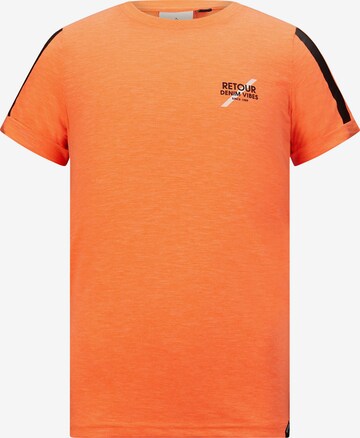 T-Shirt 'Italo' Retour Jeans en orange : devant