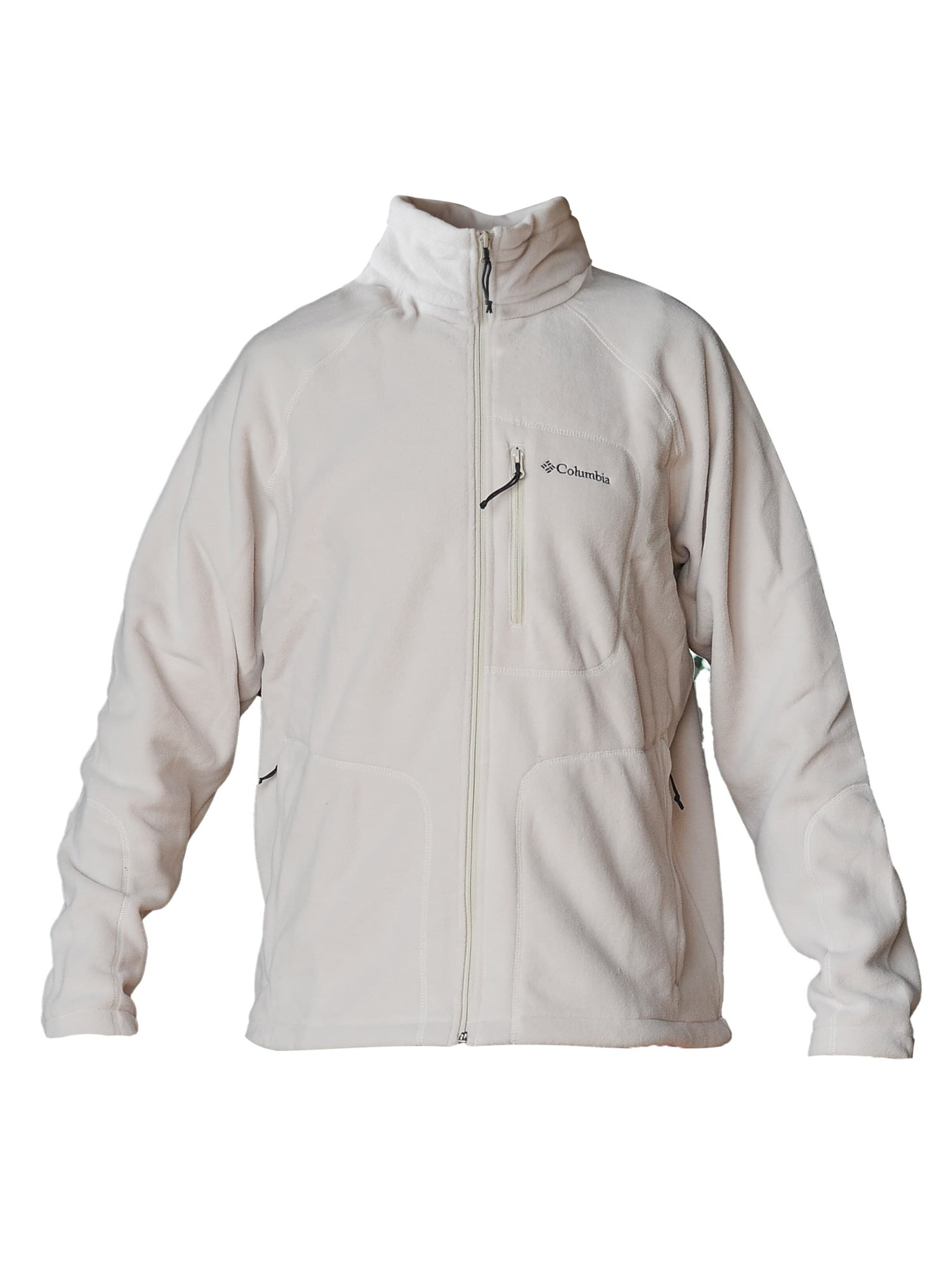 COLUMBIA Fleece jas 'Columbia Fast Trek II Full Zip Fleece' in Beige: voorkant
