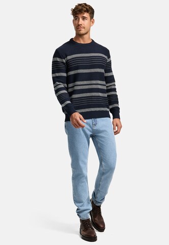 INDICODE JEANS Sweater 'Scott' in Blue