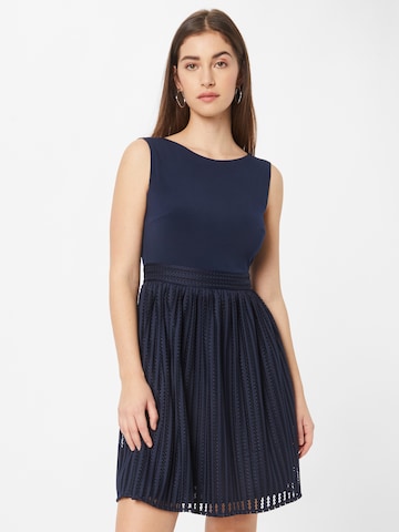 Robe SWING en bleu : devant