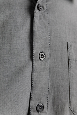 Finn Flare Regular fit Business Shirt 'Basic' in Grey