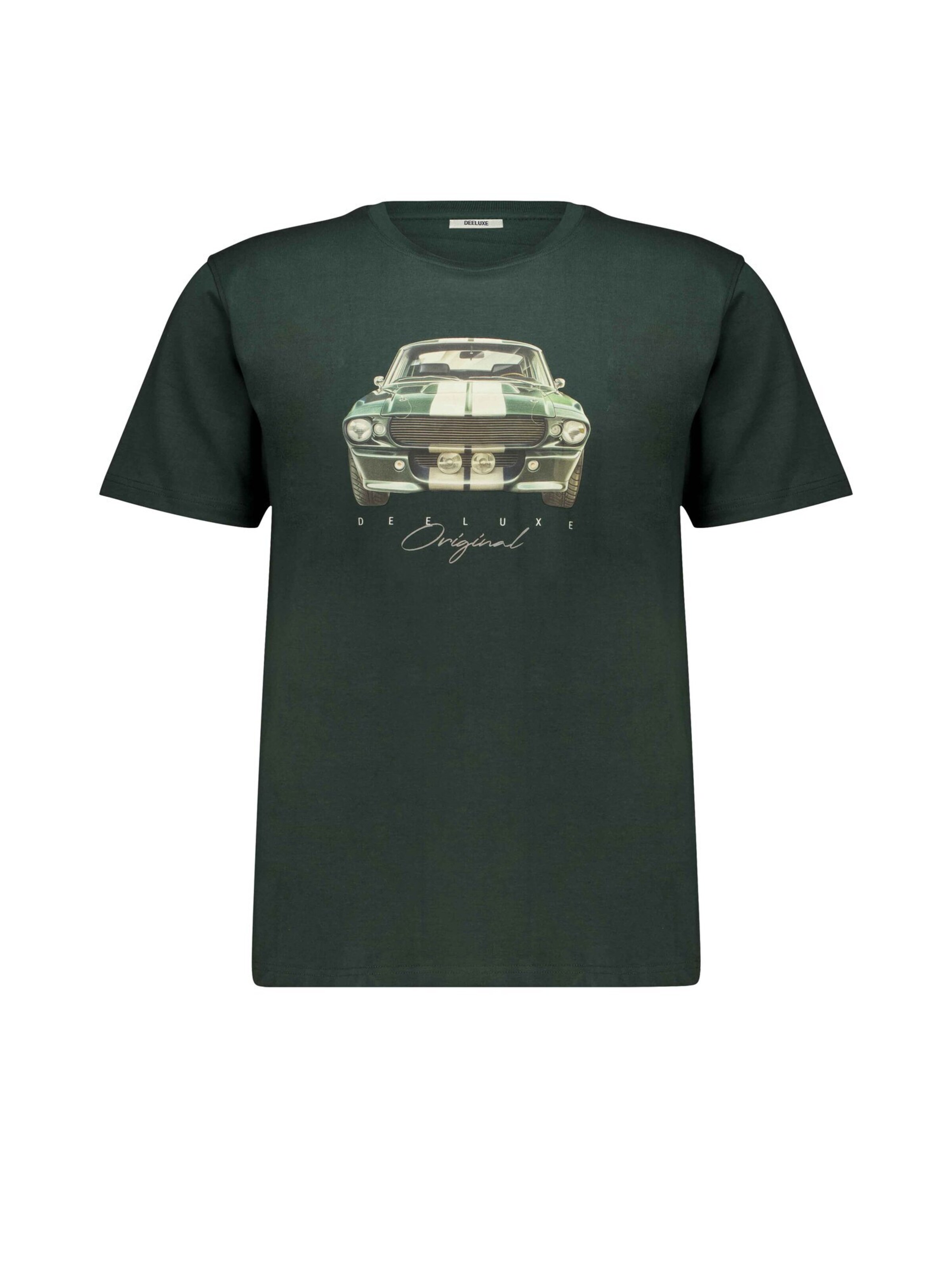 T-Shirt 'Fastcar' Deeluxe en vert : devant