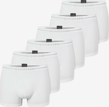 SCHIESSER Boxer shorts 'Cotton Flex' in White: front