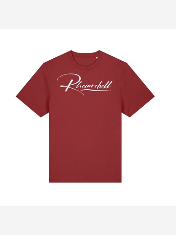 Rheinrebell Shirt 'T Shirt "Red Earth"' in Brown: front