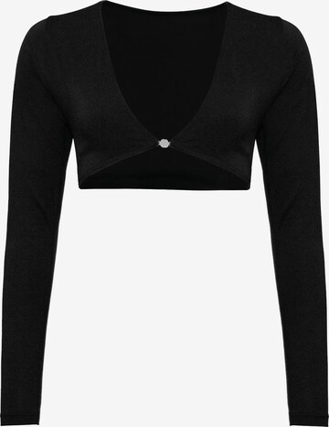 OW Collection Top 'BIANCA' in Zwart: voorkant