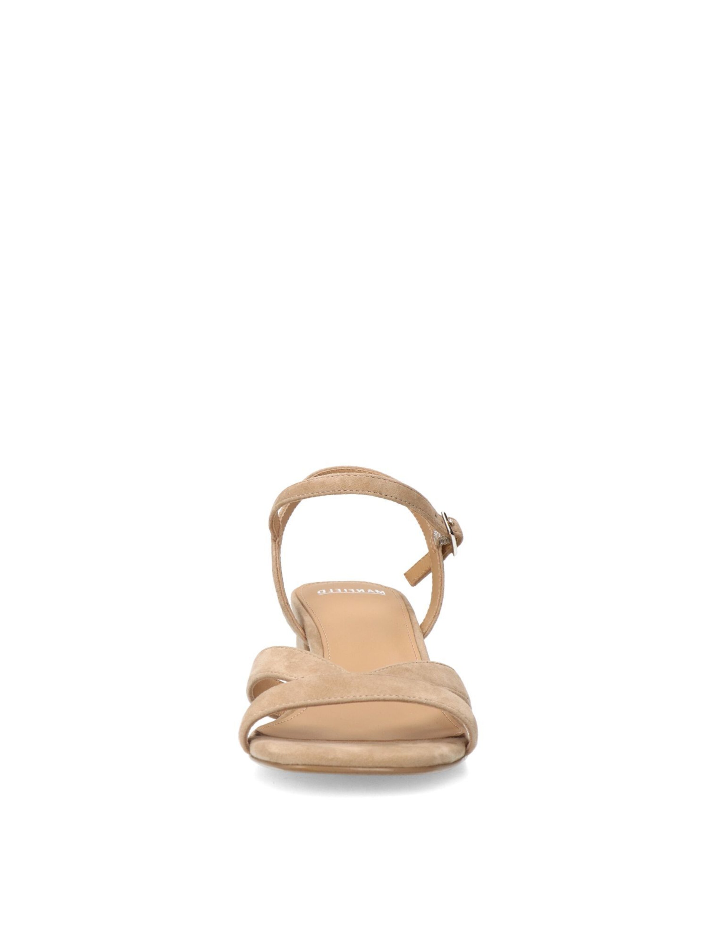 MANFIELD Sandale in Beige