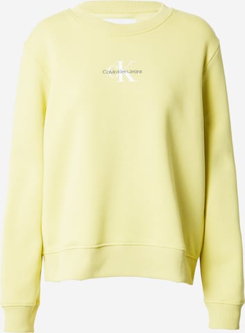 Calvin Klein Jeans Sweatshirt i gul: forside