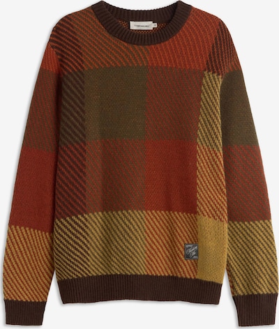 Thinking MU Pulover 'Khem' u smeđa / maslinasta / crna, Pregled proizvoda