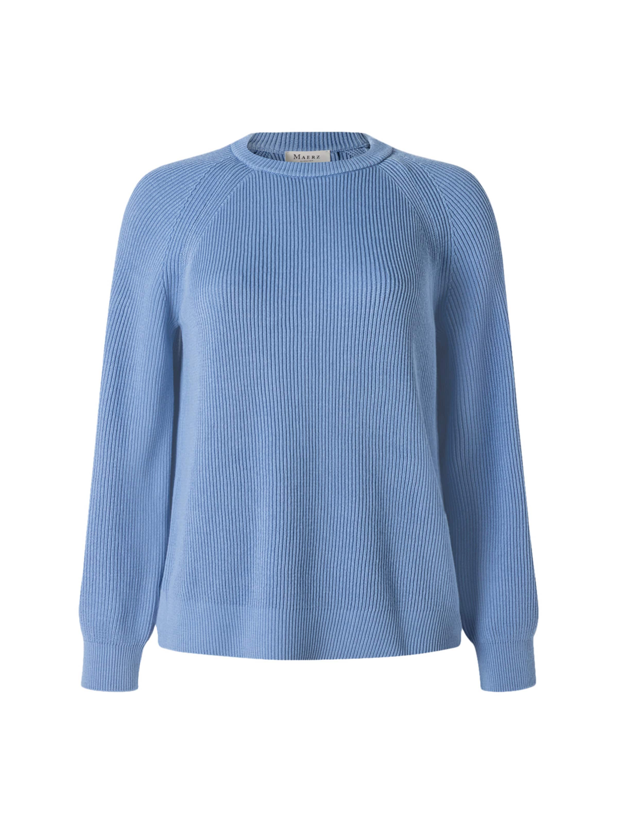 Pull-over ' 316400 ' MAERZ Muenchen en bleu : devant