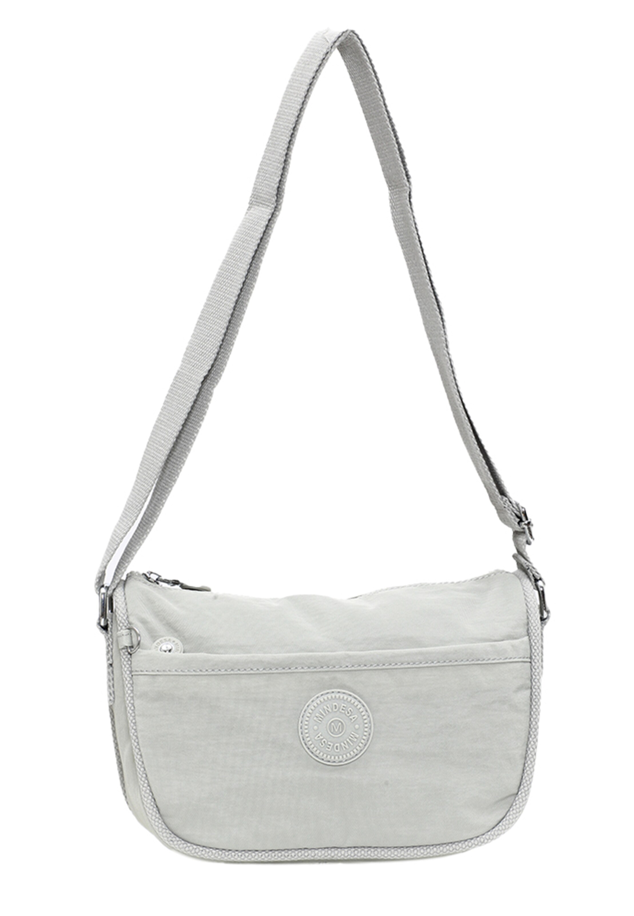 Mindesa Umhängetasche in Grau: Vorderseite