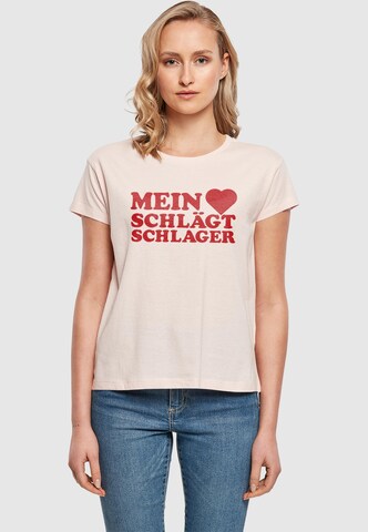 Merchcode Shirt in Roze: voorkant