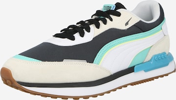 Sneaker low 'City Rider' de la PUMA pe alb: față