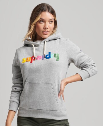 Superdry Sweatshirt in Grey: front