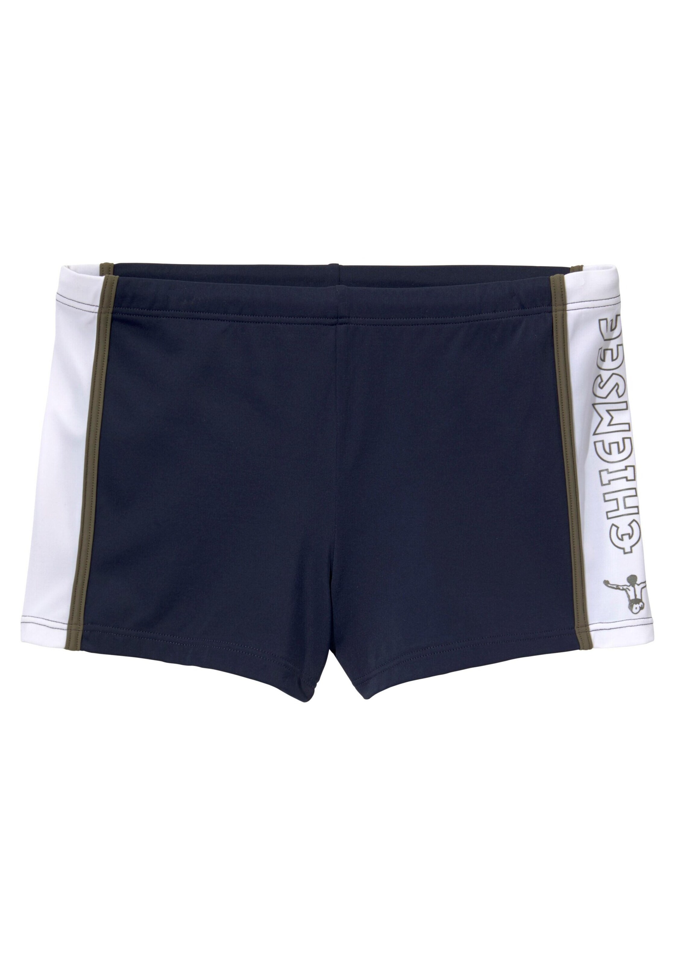 CHIEMSEE Athletic Swim Trunks in Blue: front