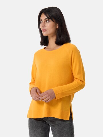 CASH-MERE.CH Sweater in Yellow: front