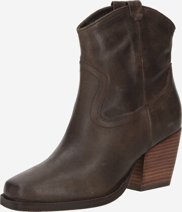 Bottines 'Fu-Zzy' BRONX en marron : devant