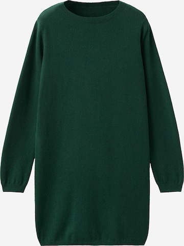 Robes en maille 'NEKKO' MANGO en vert : devant