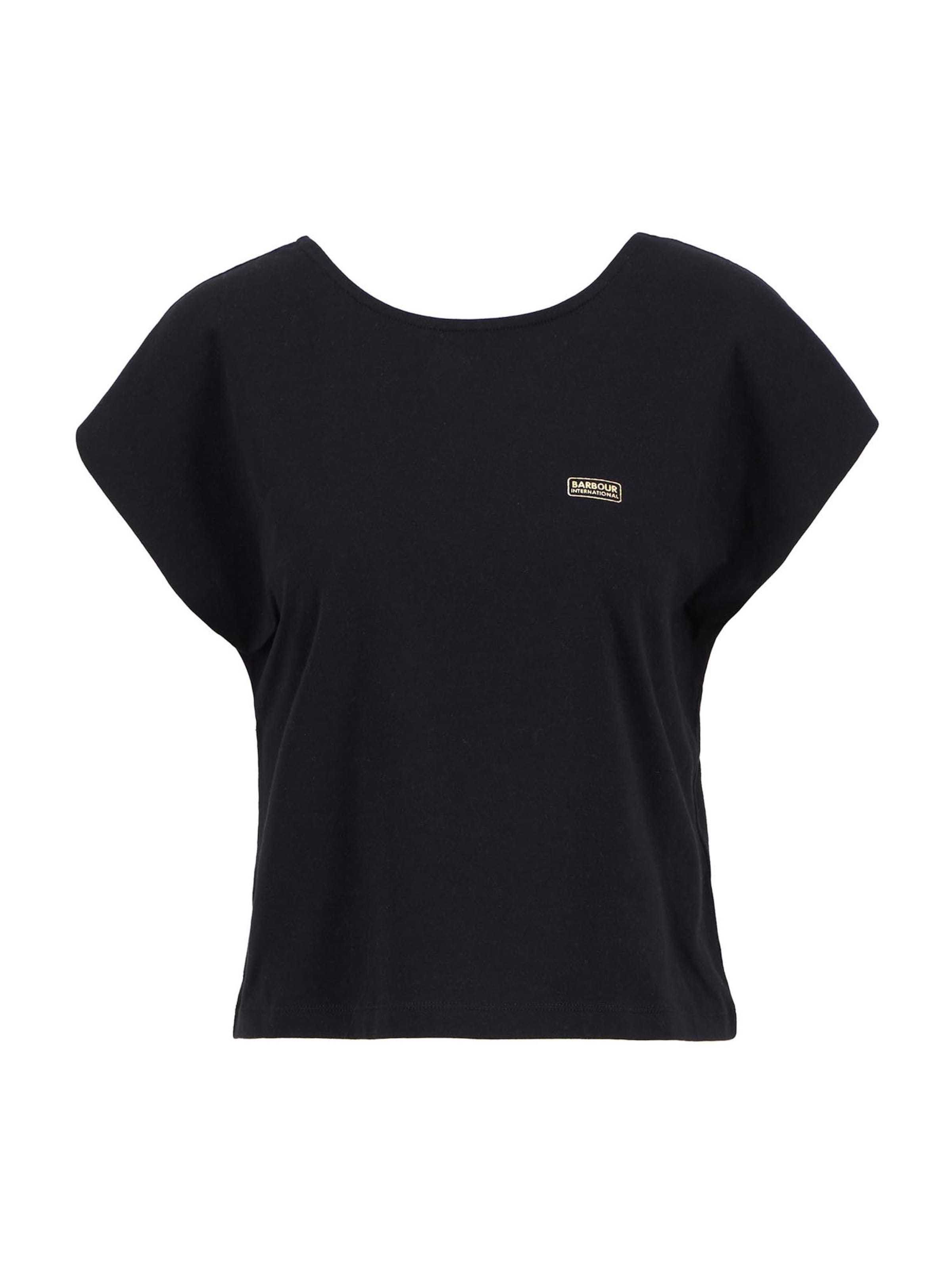 Barbour International Majica 'Natalia' | črna barva: sprednja stran