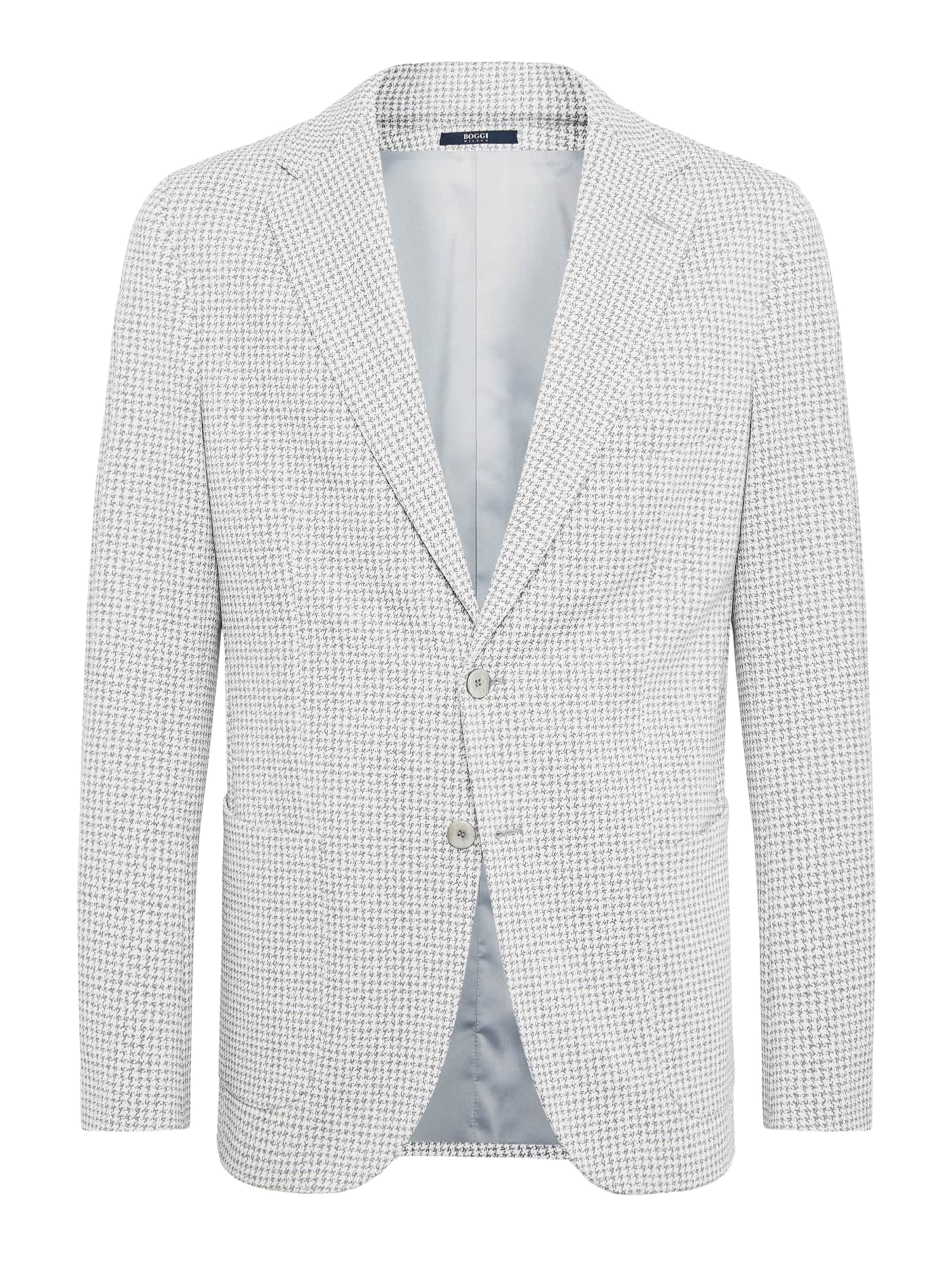Boggi Milano Regular fit Kavaj i grå: framsida