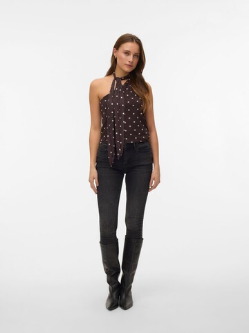 VERO MODA Top 'VMVIC' in Brown
