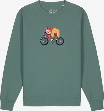 Watapparel Sweatshirt 'Sloth' in Groen: voorkant