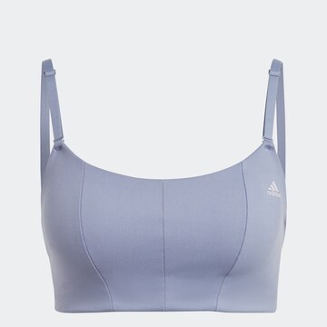 ADIDAS SPORTSWEAR - Soutien Bustier Soutien de desporto 'Studio Light-Support' em azul: frente