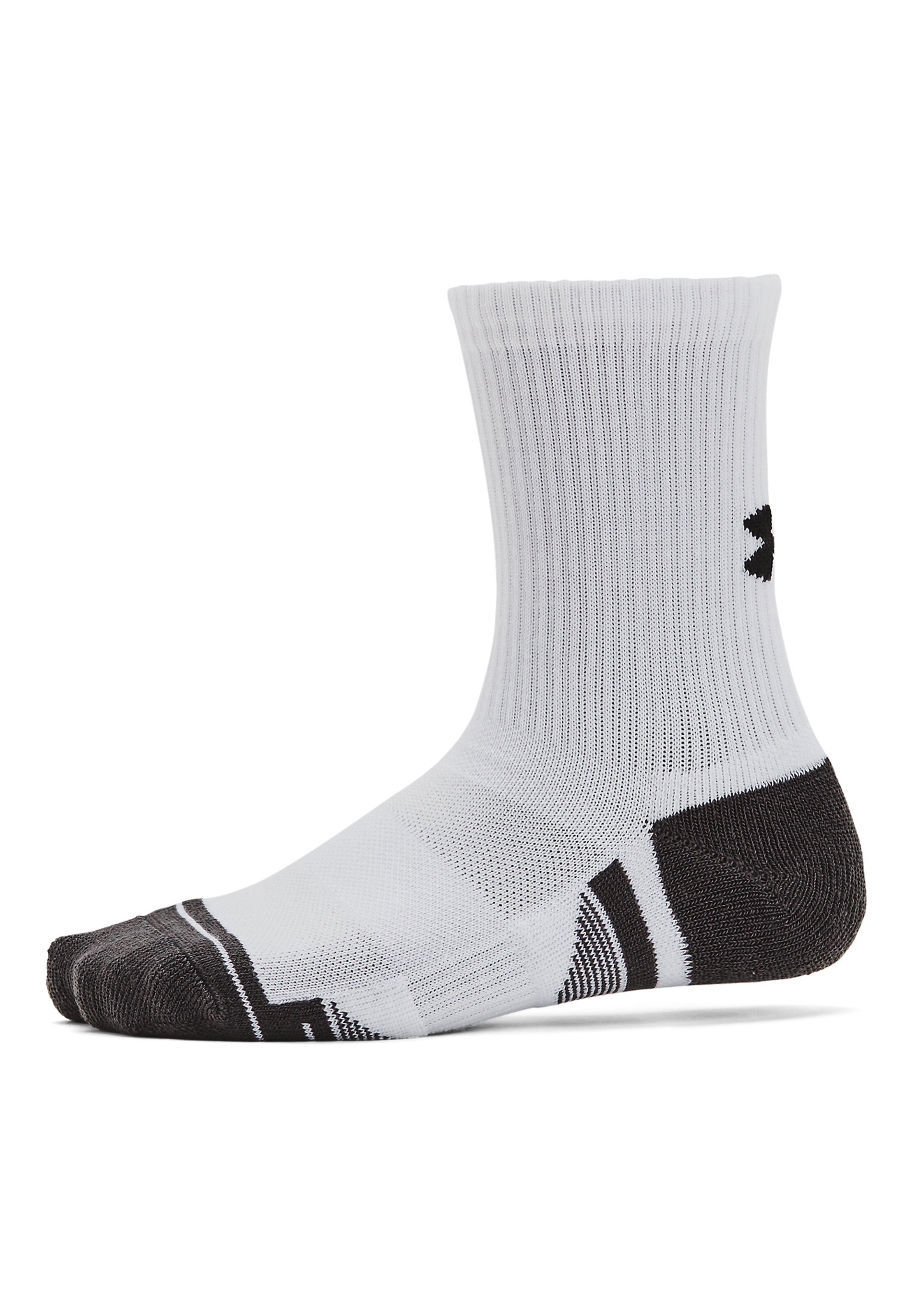 UNDER ARMOUR Athletic Socks 'Perform' in White