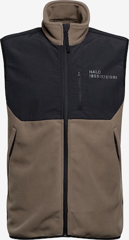 Gilet HALO en marron : devant