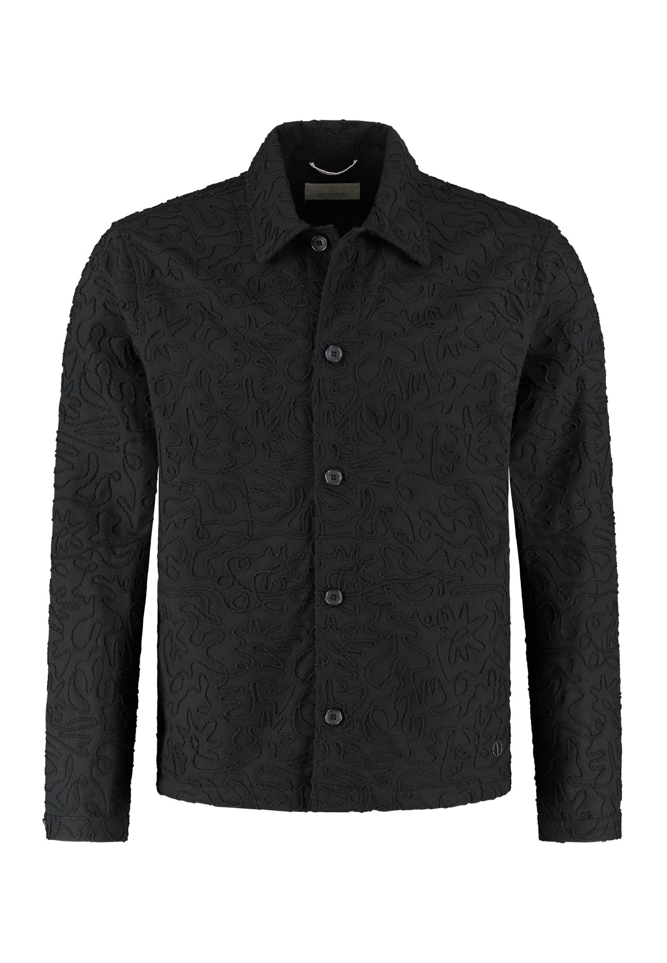 Dstrezzed Tussenjas 'Archie' in Zwart: voorkant