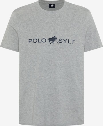 Polo Sylt Shirt in Grey: front