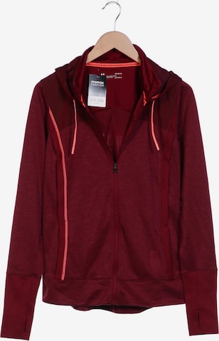 UNDER ARMOUR Sweatshirt & Zip-Up Hoodie in L in Red: front
