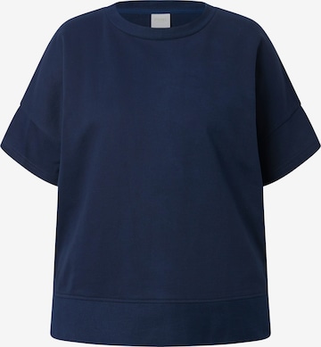 Ulla Popken T-Shirt in Blau: Vorderseite
