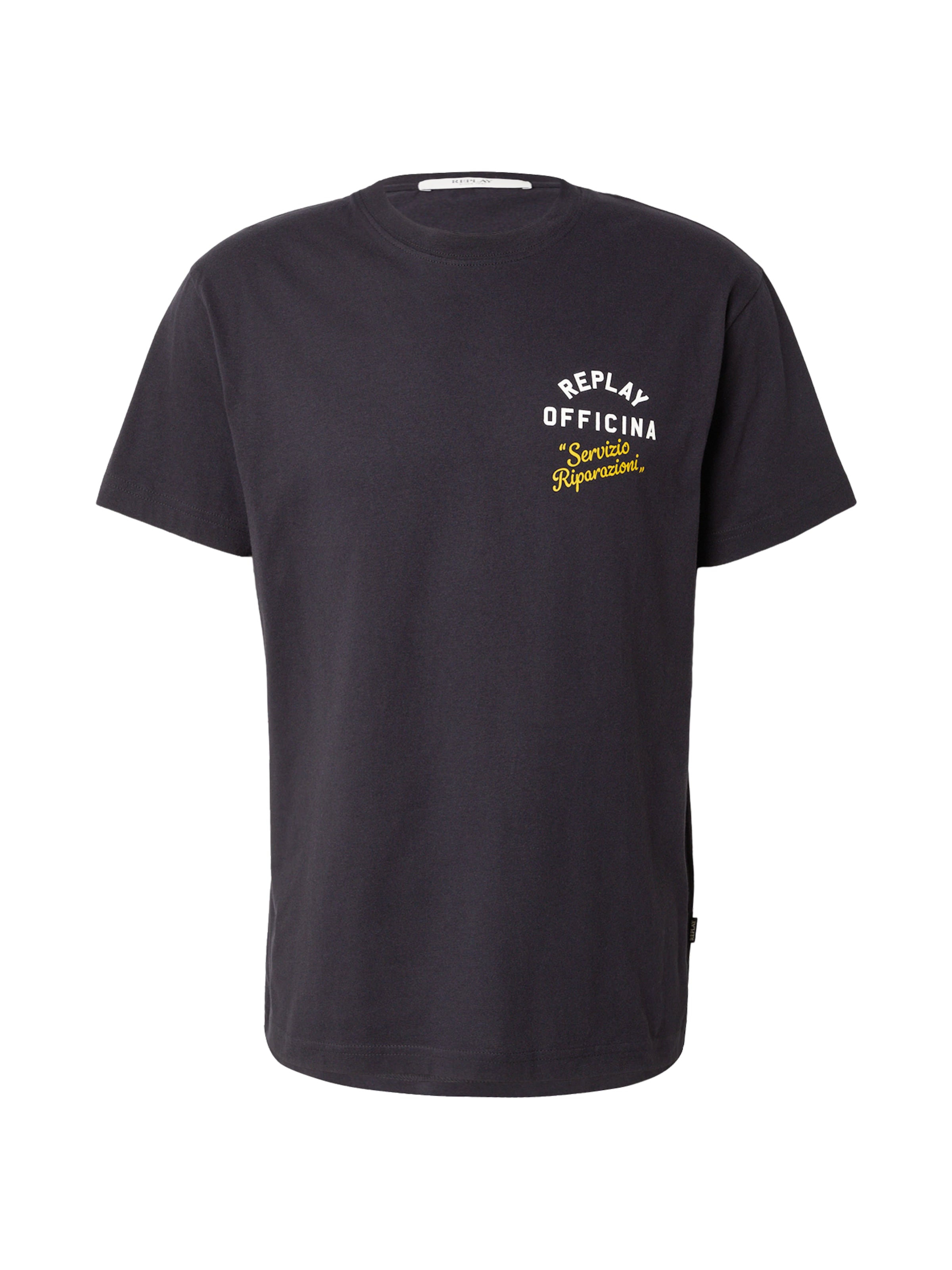 Tricou de la REPLAY pe gri: față