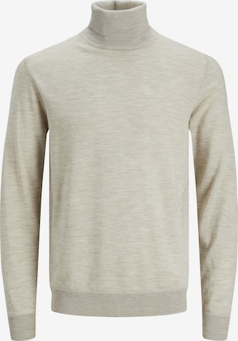 JACK & JONES Sweater in Beige: front