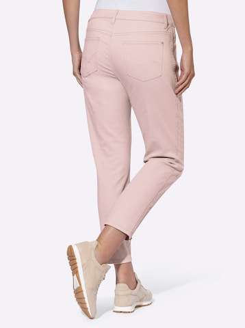 heine Slimfit Jeans i rosa