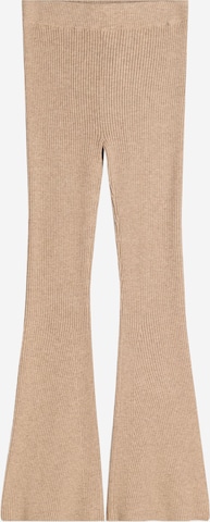 Bershka Levenevä Housut värissä beige: etupuoli