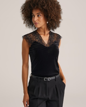 WE Fashion Blus i svart: framsida