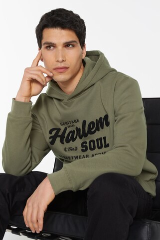 Harlem Soul Sweatshirt 'MON TEL' in Green