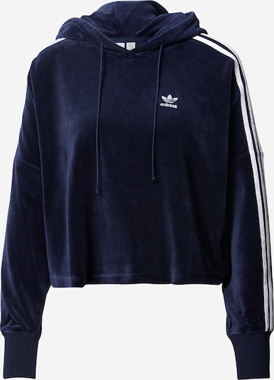 ADIDAS ORIGINALS Hoodie in dunkelblau / weiß, Produktansicht