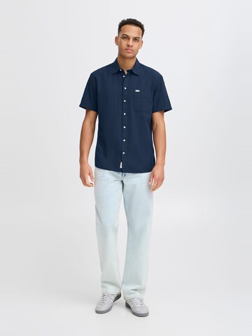 BLEND Regular fit Button Up Shirt ' BHALKE ' in Blue