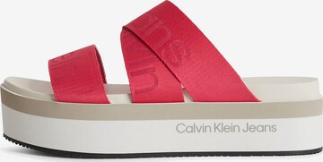 Calvin Klein Jeans Pantolette in Pink: predná strana