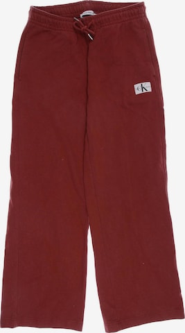 Calvin Klein Jeans Pants in S in Red: front