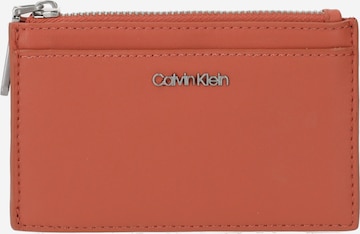 Astuccio di Calvin Klein in arancione: frontale
