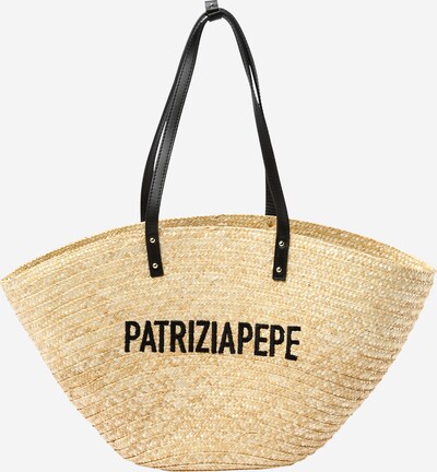 PATRIZIA PEPE Nakupovalna torba | pesek / črna barva, Prikaz izdelka