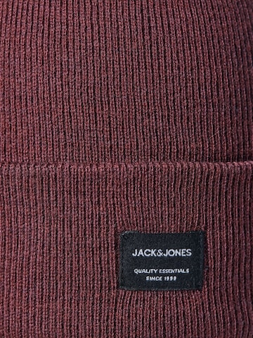 Bonnet 'DNA' JACK & JONES en rouge