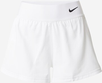 NIKE regular Sportsbukser i hvid: forside