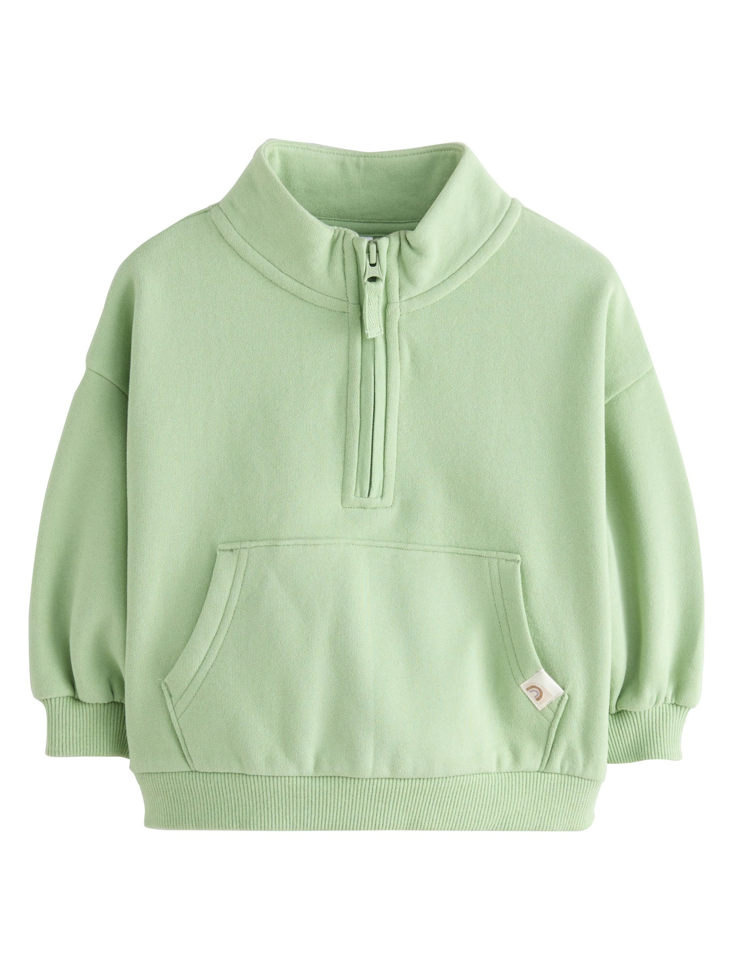 Next Sweatshirt in Green: front